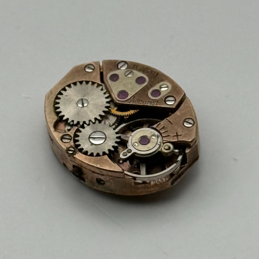 ETA 2437 Watch Movement Accurist 21 Jewels Swiss Manual Wind Parts Repair 12.8mm