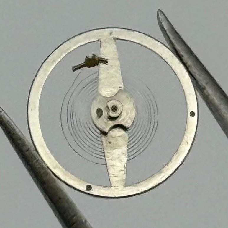 Oris 611 KIF Balance Wheel Complete And Spring Renata 820 M Watch Movement Parts