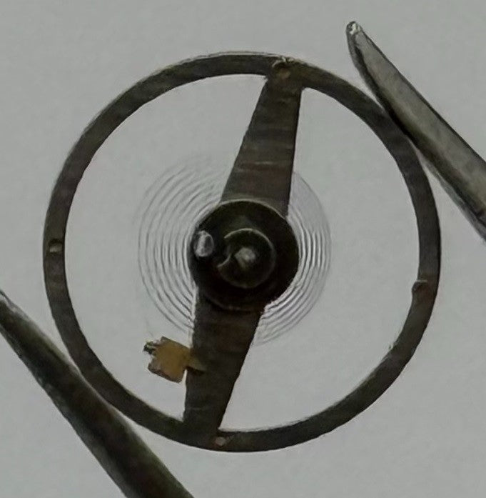 MST 378 Balance Wheel Complete And Spring 6¾’’’ 589 Watch Movement Parts NOS