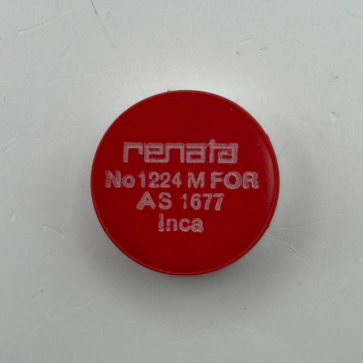 AS 1677 Balance Wheel Complete And Spring Renata 1224 M Watch Movement Parts NOS