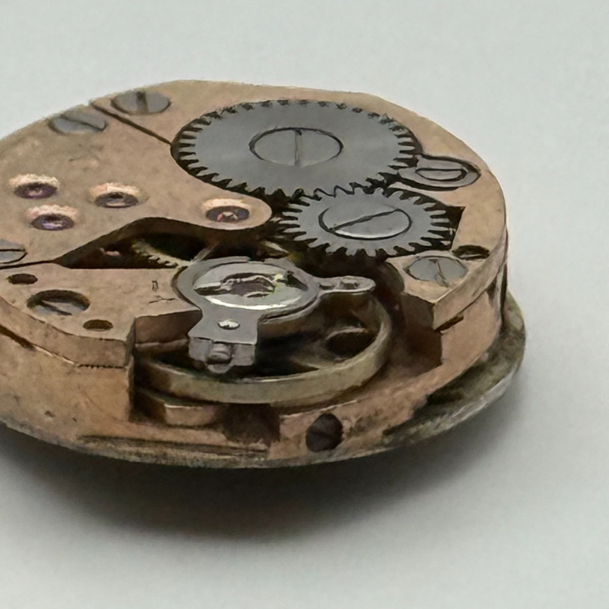 Lanco 500 Watch Movement 17 Jewels Inacbloc Swiss Manual Wind Parts 12.9mm