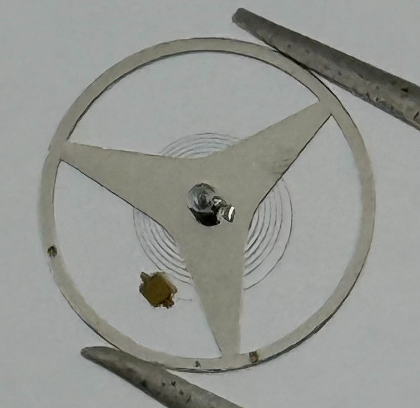 Brac 2100 Balance Wheel Complete And Spring 9¼’’’ 1852 Watch Movement Parts NOS