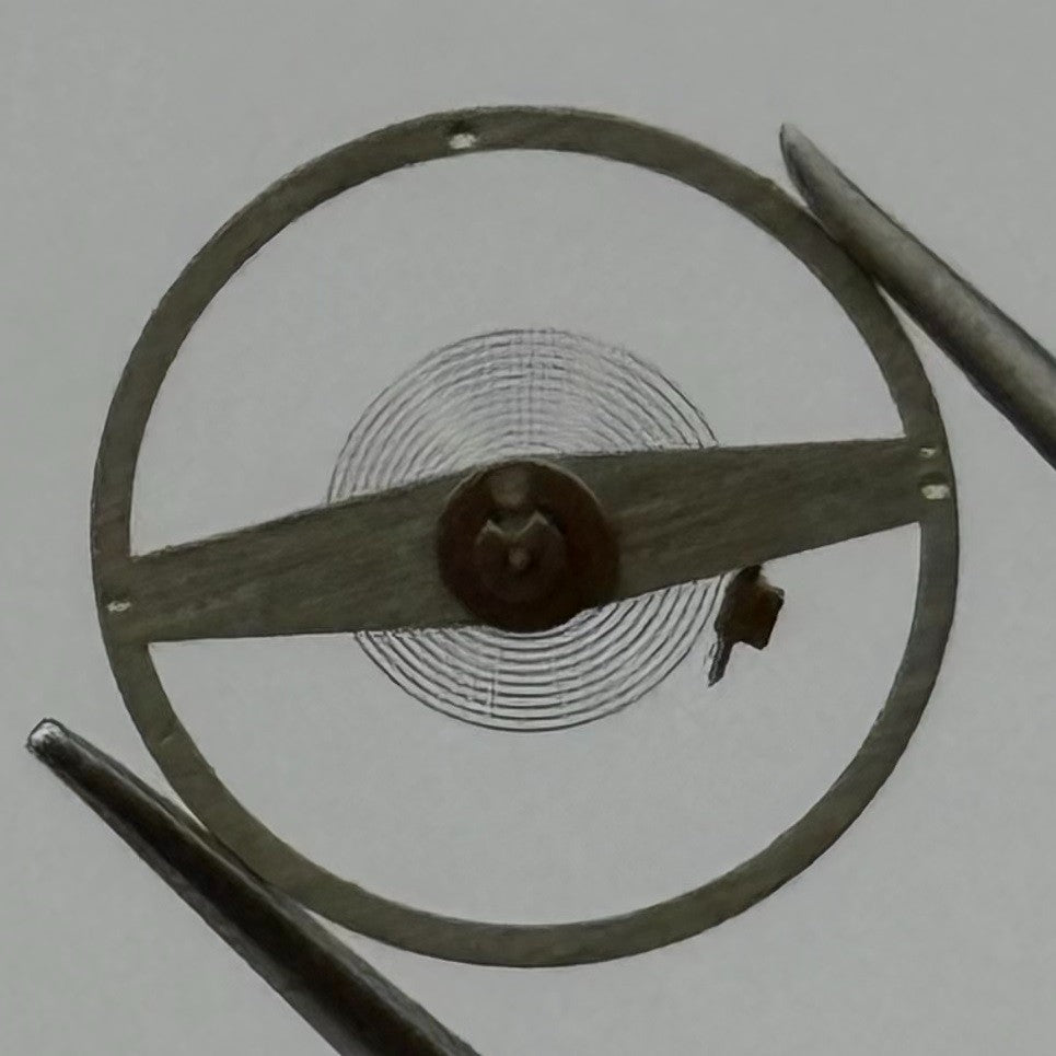Brac 2001/3 Balance Wheel Complete And Spring Bergeon 139 Watch Movement Parts