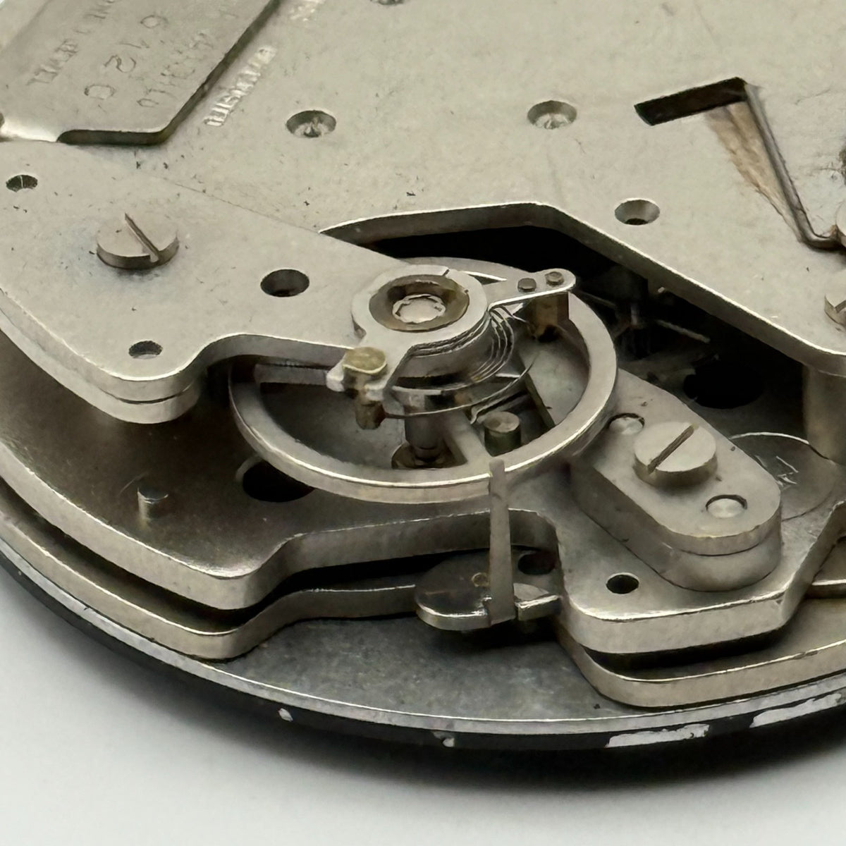 Lemania 1 ATU Watch Movement Yacht Timer Rare B5 6120 Stopwatch 1 Jewel Parts