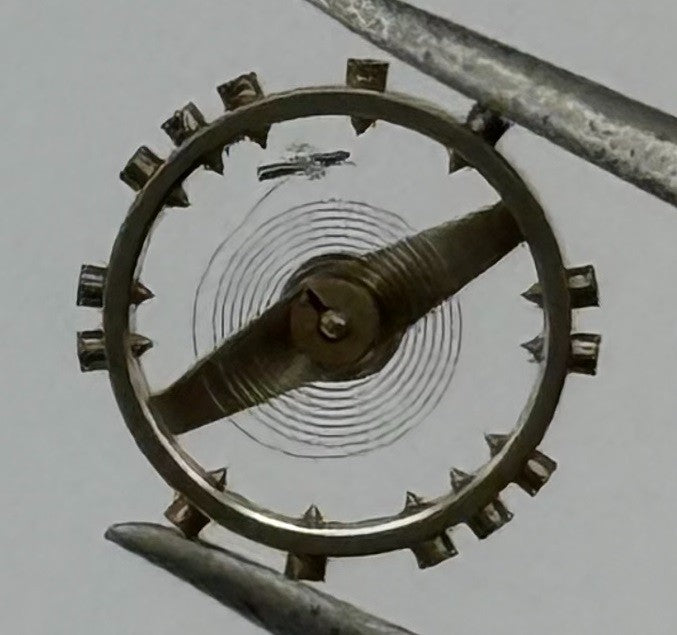 AS 1977-2 Inca Balance Wheel Complete And Spring 1881 M Watch Movement Parts NOS