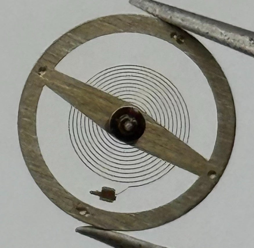 RL 6213 Balance Wheel Complete And Spring 10½’’’ Watch Movement Parts NOS