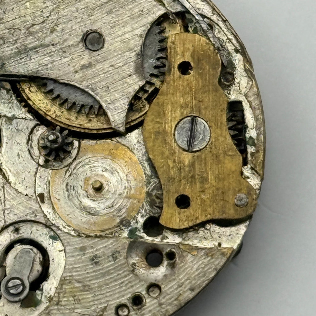 Unidentified Watch Movement Swiss Manual Wind Vintage Parts Repair 28.2mm
