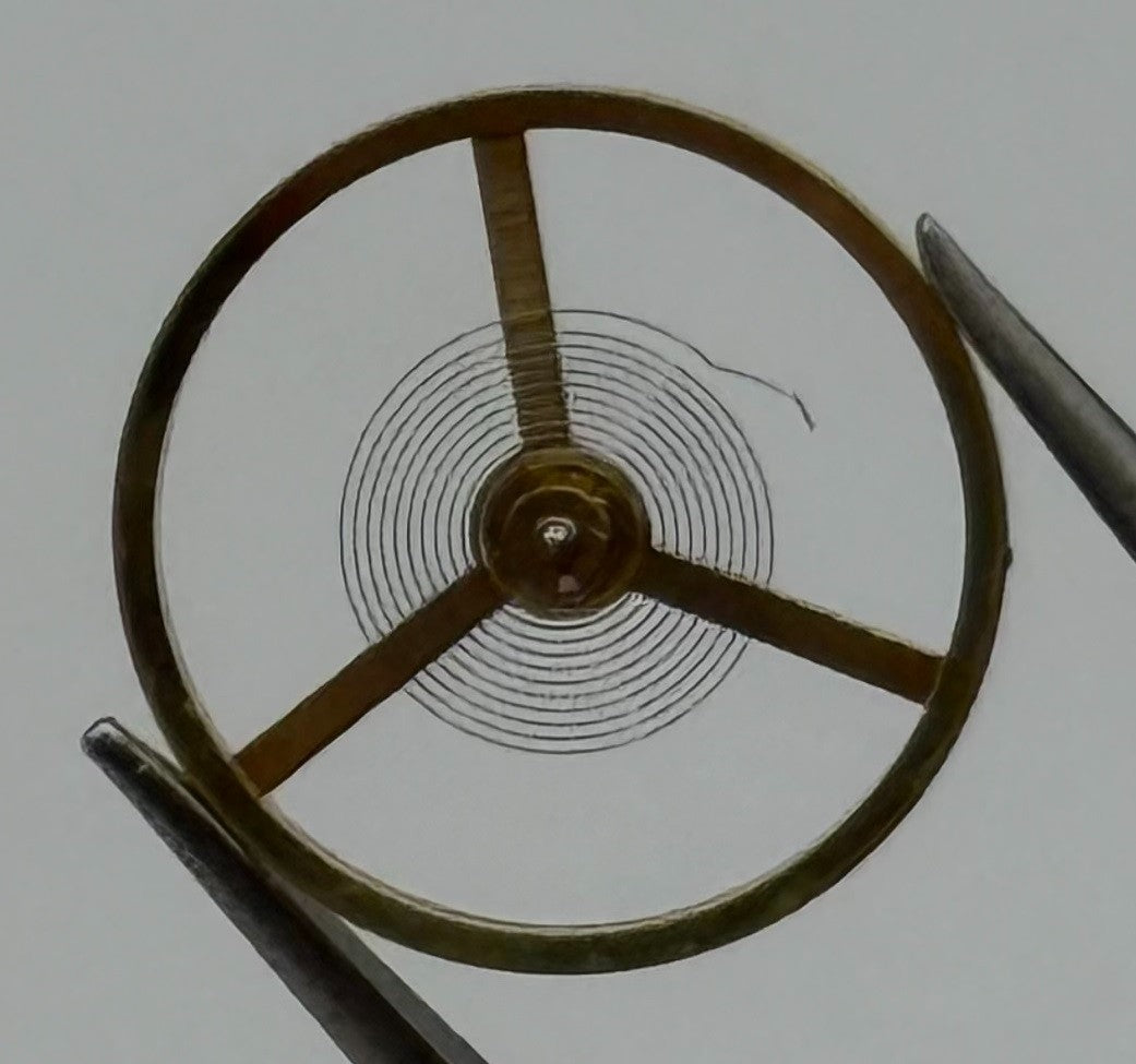 C.603 Balance Wheel Complete And Spring 10½’’’ Renata Watch Movement Parts NOS