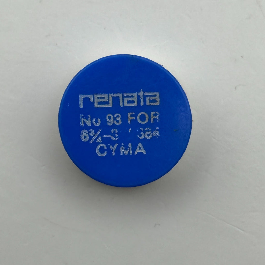 Cyma 384 Balance Wheel Complete And Spring 6¾-8''' 93 Watch Movement Parts NOS