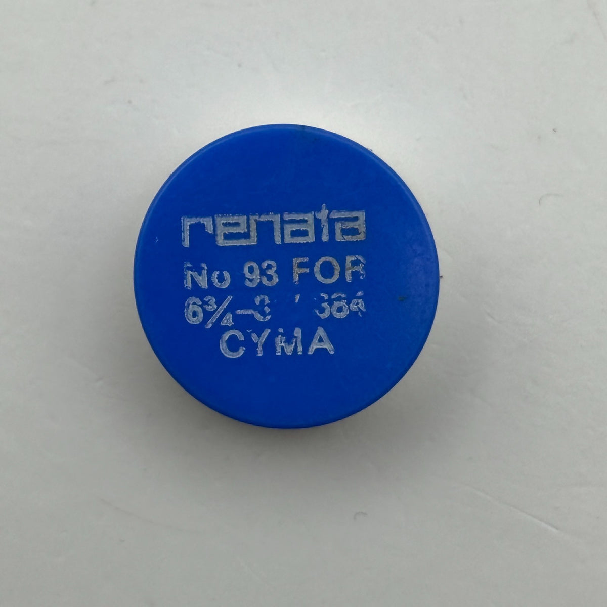 Cyma 384 Balance Wheel Complete And Spring 6¾-8''' 93 Watch Movement Parts NOS