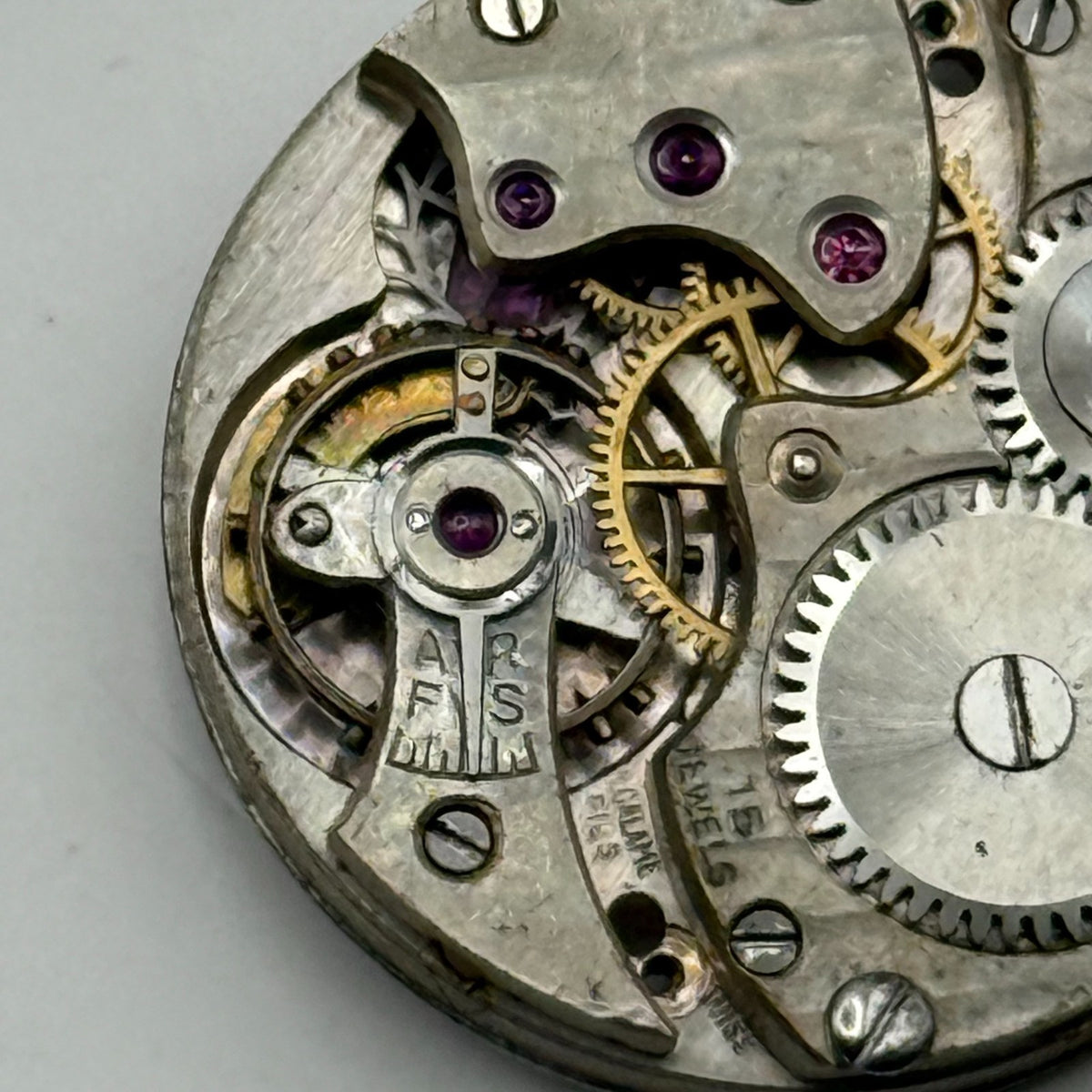 A. Calame & Fils 092 Watch Movement Trinitas Swiss Manual Wind Parts 22.1mm