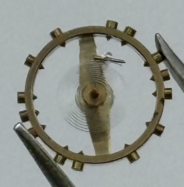 Unitas 530 Balance Wheel Complete And Spring 5¼’’’ Watch Movement Parts NOS