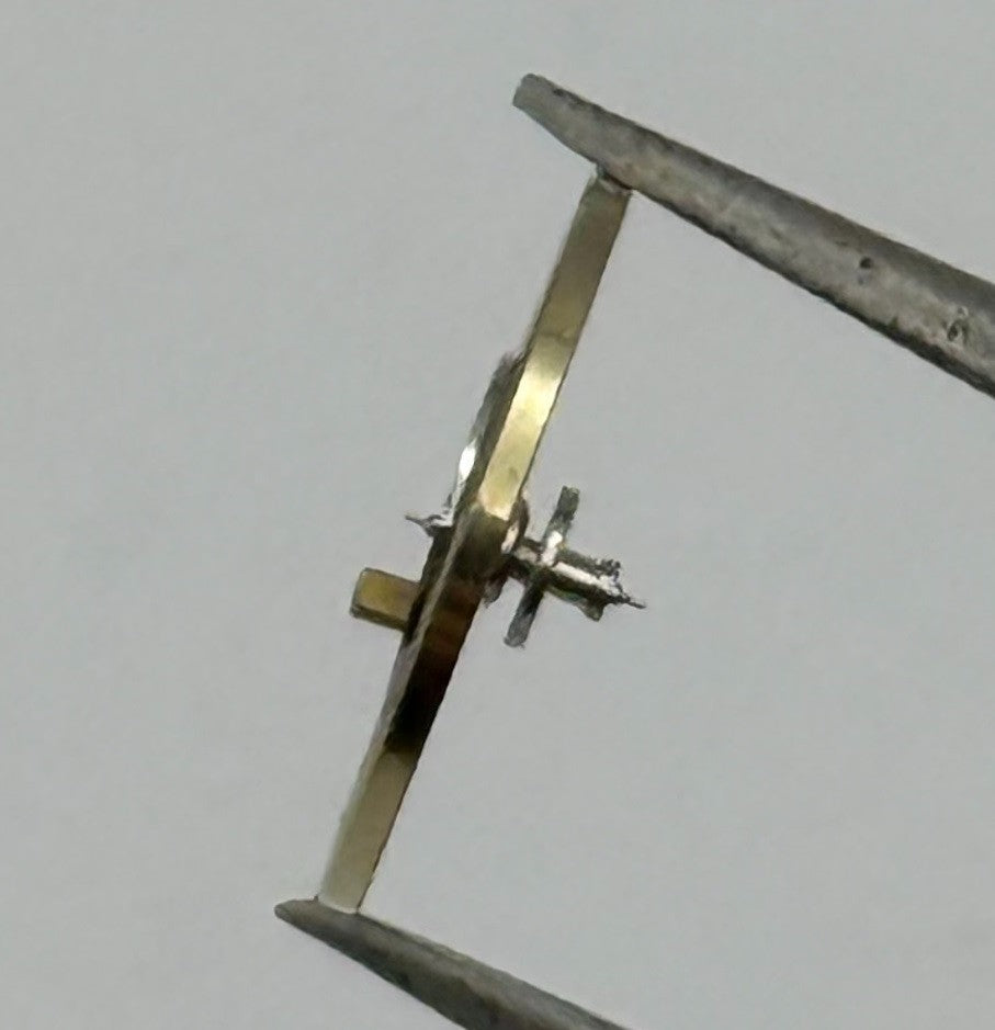 Oris 461 Balance Wheel Complete And Spring 10½’’’ 381 Watch Movement Parts NOS