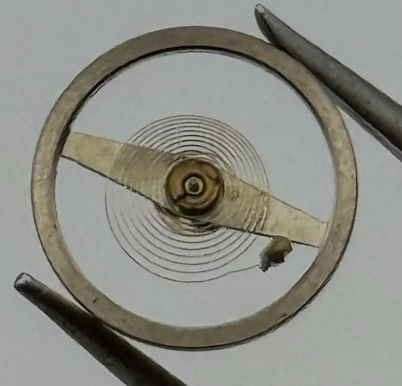 Oris 461 /1 Balance Wheel Complete And Spring 10½’’’ 3274 Watch Movement Parts