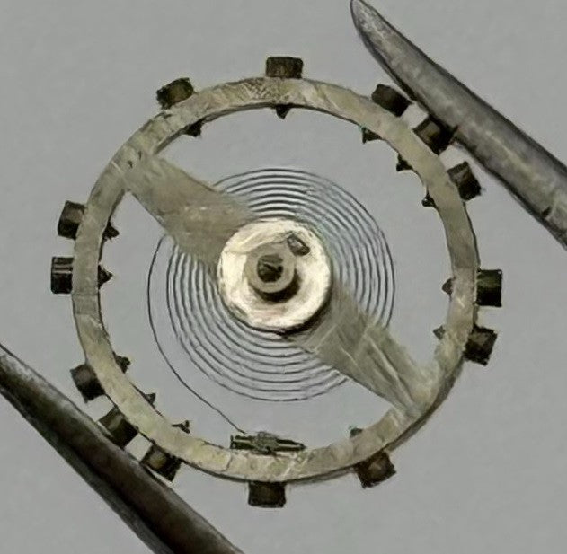 AS 976 1012 Balance Wheel Complete And Spring 29 M Watch Movement Parts NOS