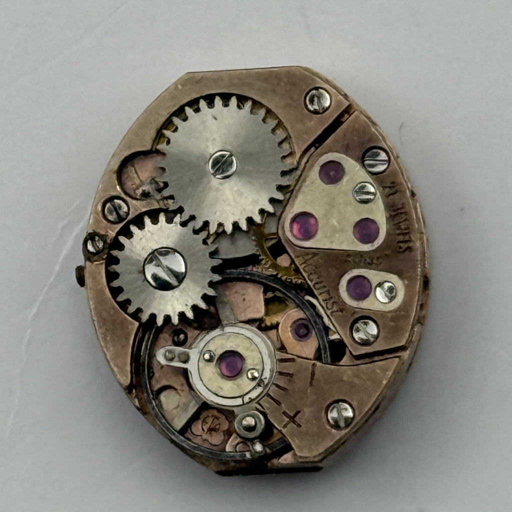 ETA 2437 Watch Movement Accurist 21 Jewels Swiss Manual Wind Parts Repair 12.8mm