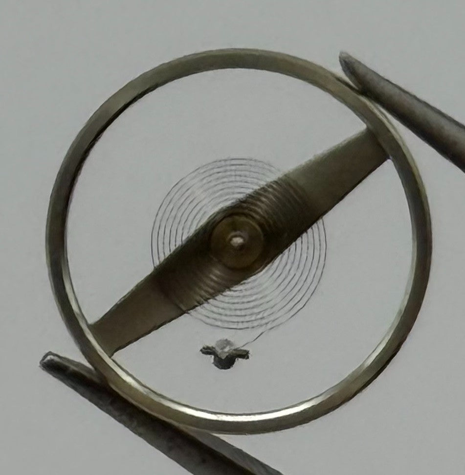 Foerster 150 187 Kif Balance Wheel Complete And Spring Watch Movement Parts NOS