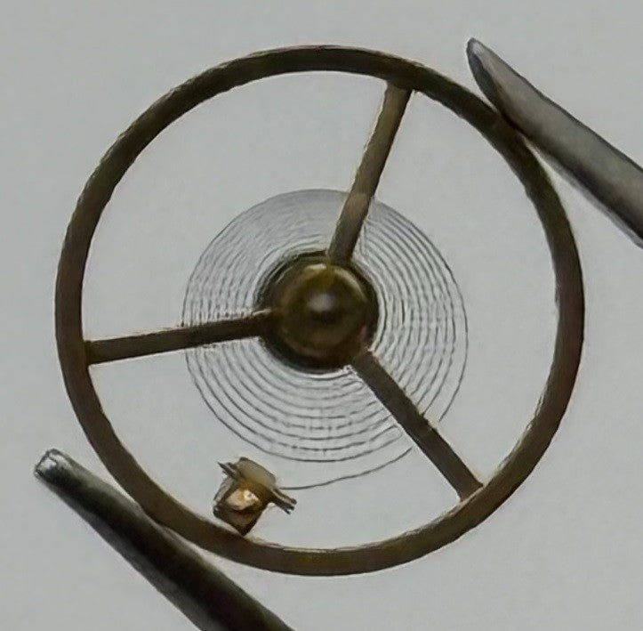 BFG 927-21 Balance Wheel Complete And Spring 6¾-8’’’ 1892 M Watch Movement Parts
