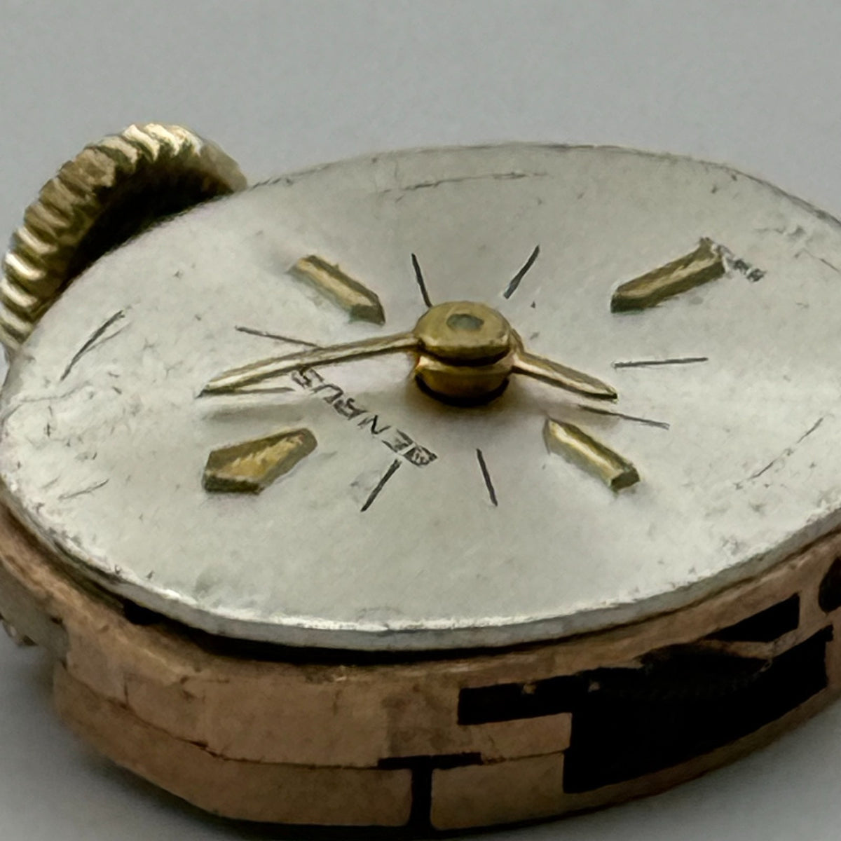 AS 1491 Watch Movement Running A. Schild Benrus DZ 2F 17 Jewels Swiss Parts 13mm