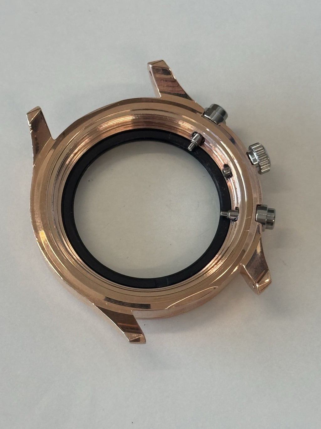 Seiko 7T92-0JS0 Watch Case - Chronograph Pilot - New Old Stock - Rose Gold