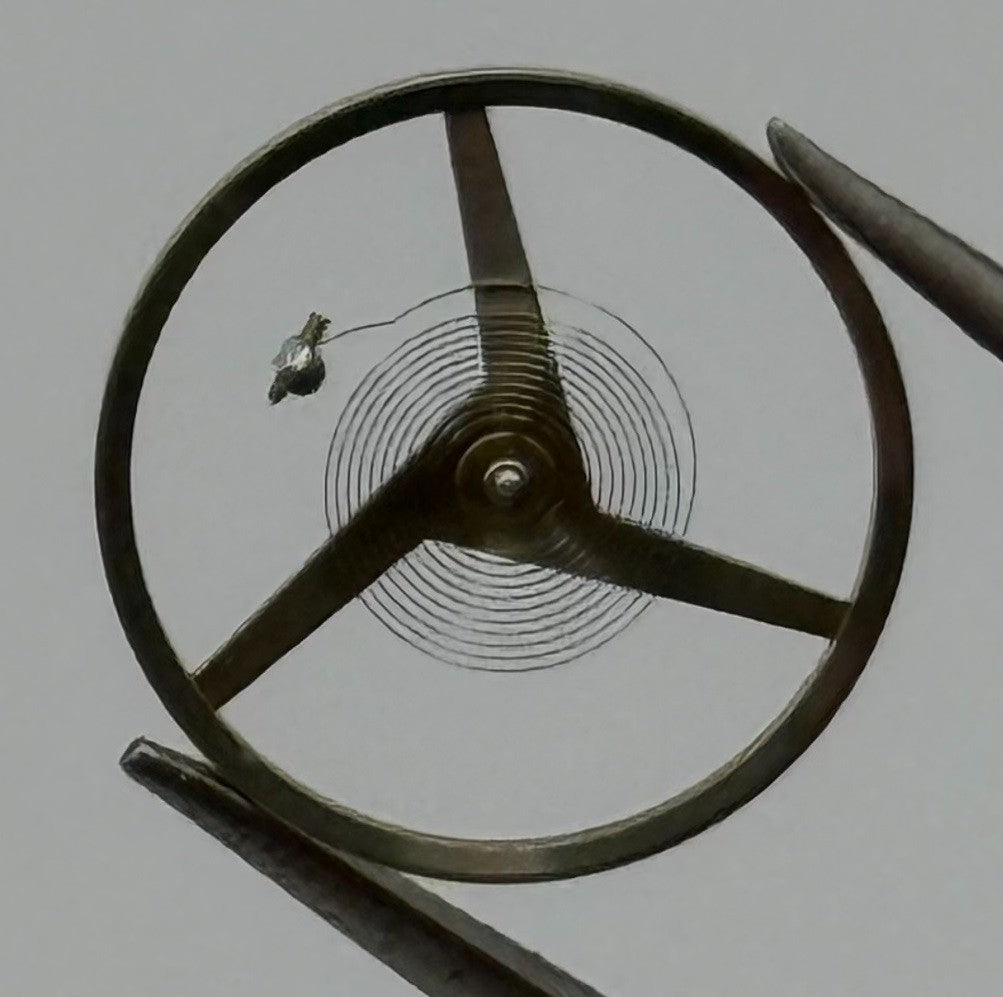 Peseux 320 PIT PPM Balance Wheel Complete And Spring 146 Watch Movement Parts