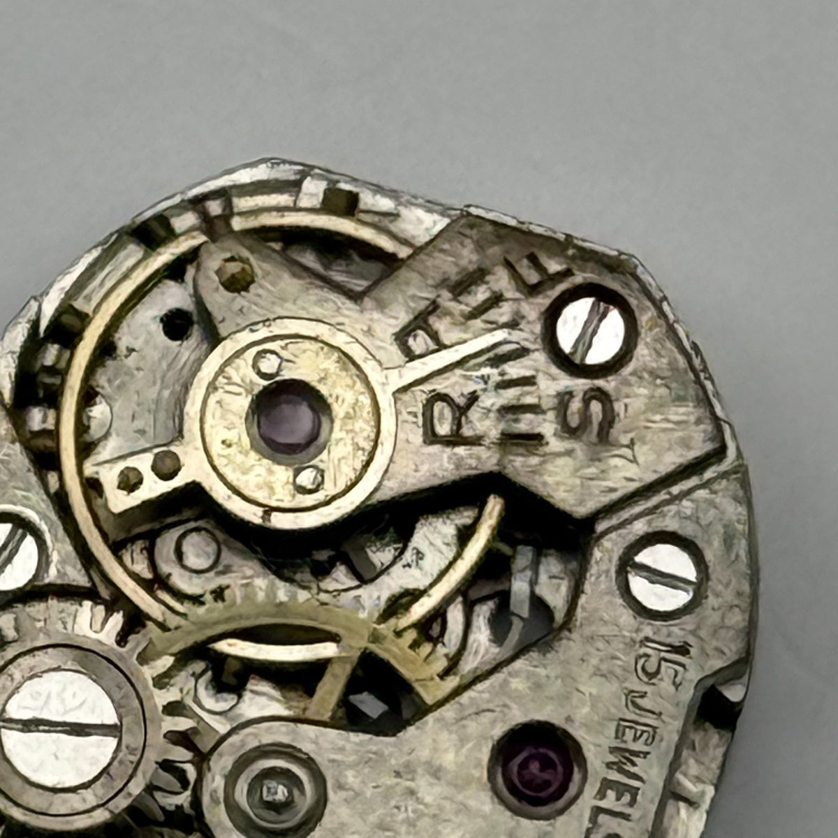 FEF 270 Watch Movement 15 Jewels Swiss Manual Wind Vintage Parts Repair 12.8mm