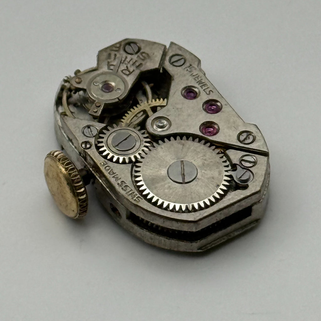 FEF 270 Watch Movement 15 Jewels Swiss Manual Wind Vintage Parts Repair 12.8mm