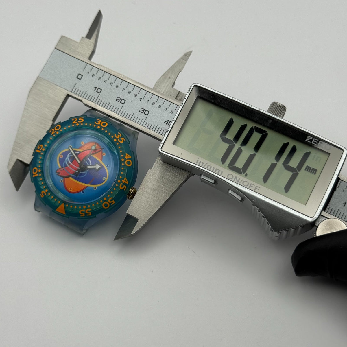 Vintage Swatch Scuba 200 Watch SDN115 Underpressure 1994 ETA Quartz 40mm Parts 