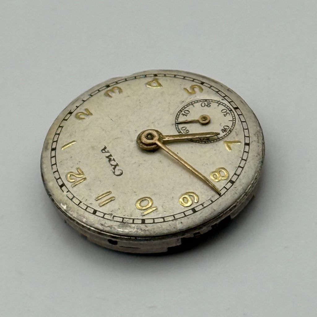 Cyma R.424 Watch Movement 17 Jewels Swiss Manual Wind Parts Repair 19.7mm