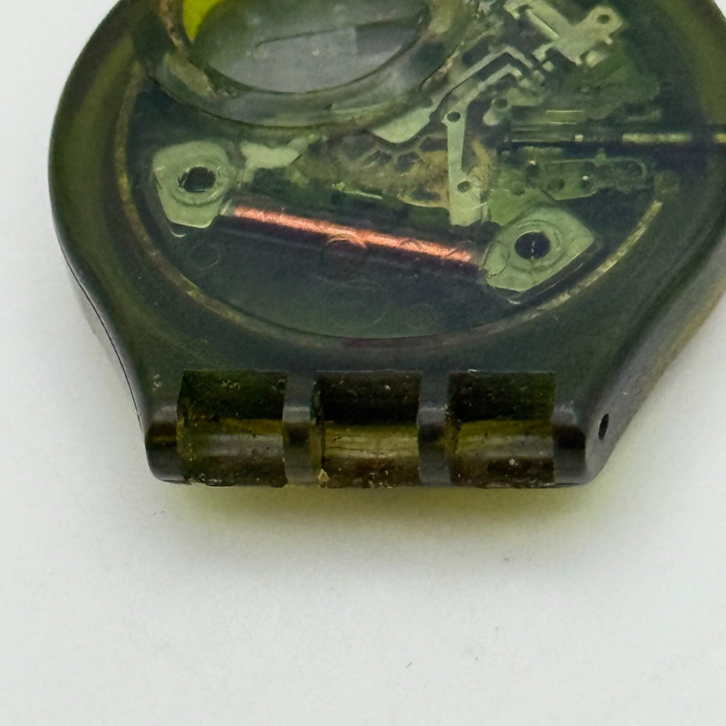 33mm Vintage 1990 Swatch Franco GG110 Watch UNTESTED PARTS REPAIR