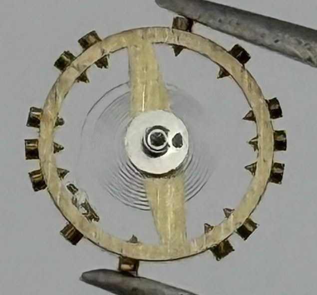 AS 979 1012 Balance Wheel Complete And Spring 532 M Watch Movement Parts NOS
