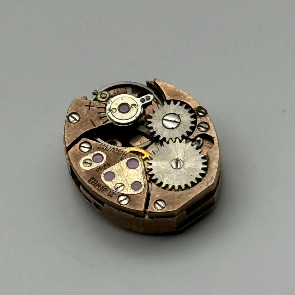ETA 2437 Watch Movement Accurist 21 Jewels Swiss Manual Wind Parts Repair 12.8mm