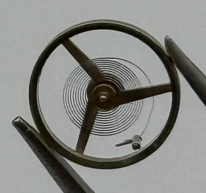 AS 1977-2 Balance Wheel Complete And Spring Renata 1831 Watch Movement Parts NOS