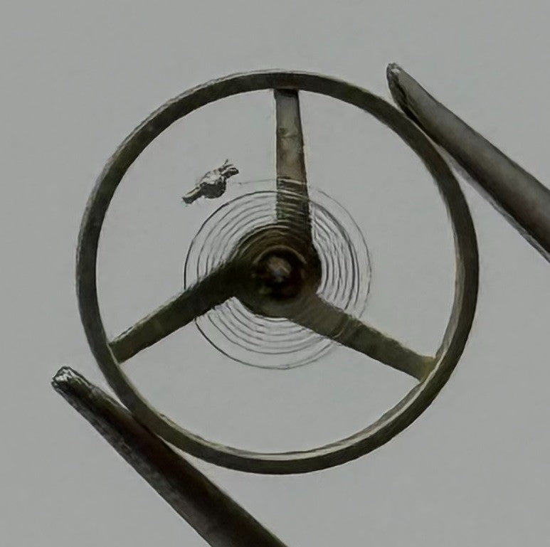 ETA 2412 Balance Wheel Complete And Spring Renata 1149 Watch Movement Parts NOS