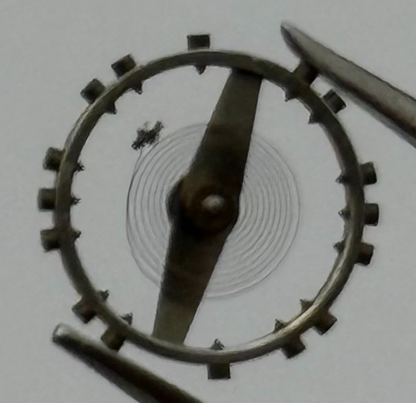 PUW 49 Balance Wheel Complete And Spring 5¼’’’ 371 Watch Movement Parts NOS