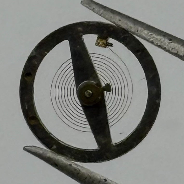 OC R7 DGT Balance Wheel Complete And Spring 10½''' 1534 Watch Movement Parts NOS