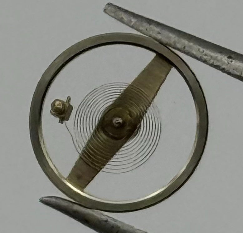 RW 75 Balance Wheel Complete And Spring 5¼’’’ 867 Watch Movement Parts NOS