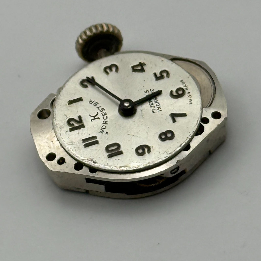 FEF 6662 Watch Movement Worcester 17Jewels Swiss Manual Wind Parts Repair 15.3mm