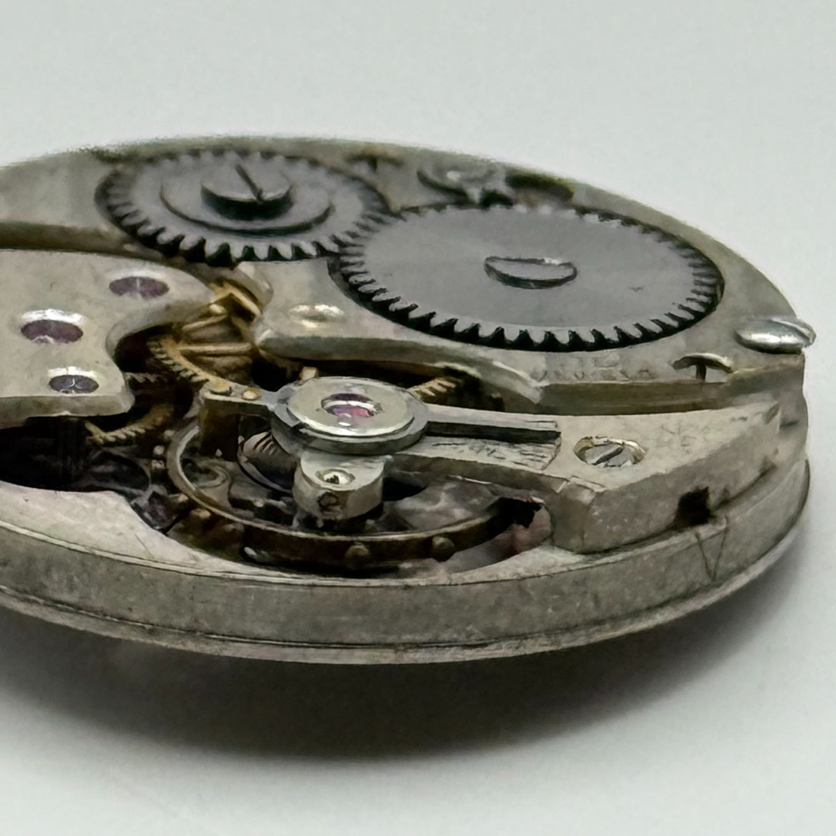 A. Calame & Fils 092 Watch Movement Trinitas Swiss Manual Wind Parts 22.1mm