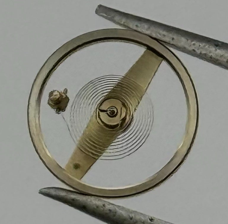RW 75 Balance Wheel Complete And Spring 5¼’’’ 867 Watch Movement Parts NOS