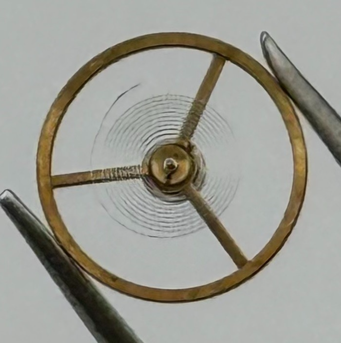 BFG 927-21 Balance Wheel Complete And Spring 6¾-8''' 1892 M Watch Movement Parts