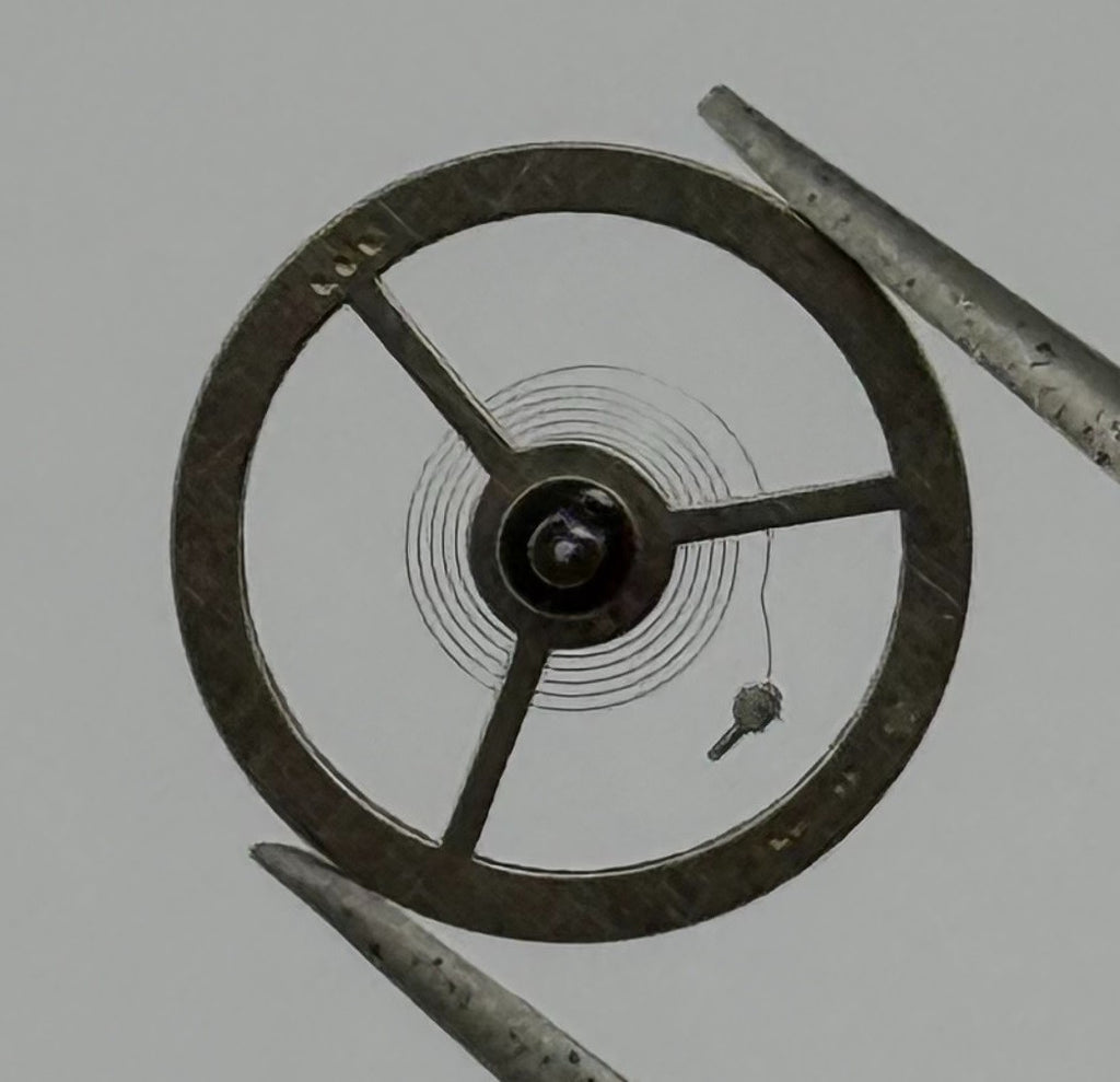 EB 1197 Balance Wheel Complete And Spring 10½’’’ 109 M Watch Movement Parts NOS