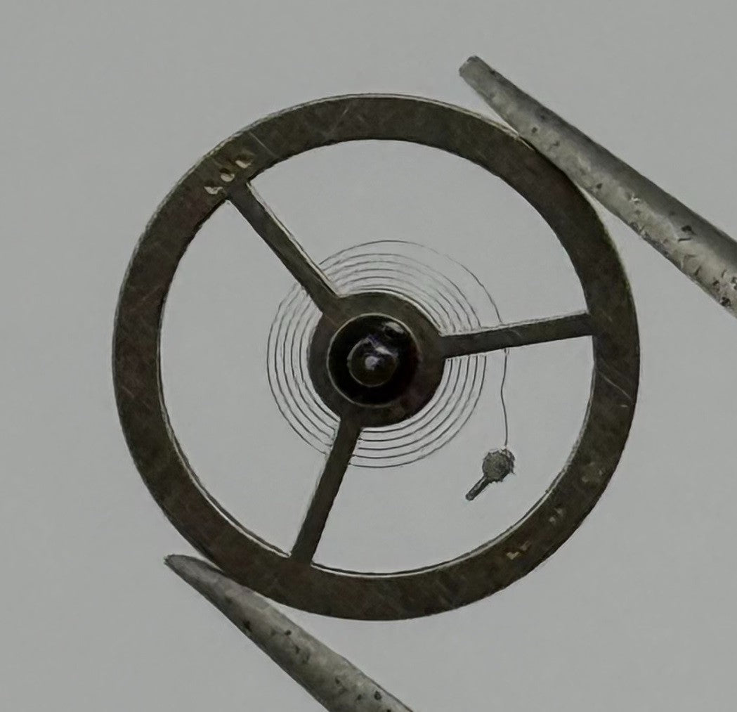 EB 1197 Balance Wheel Complete And Spring 10½’’’ 109 M Watch Movement Parts NOS