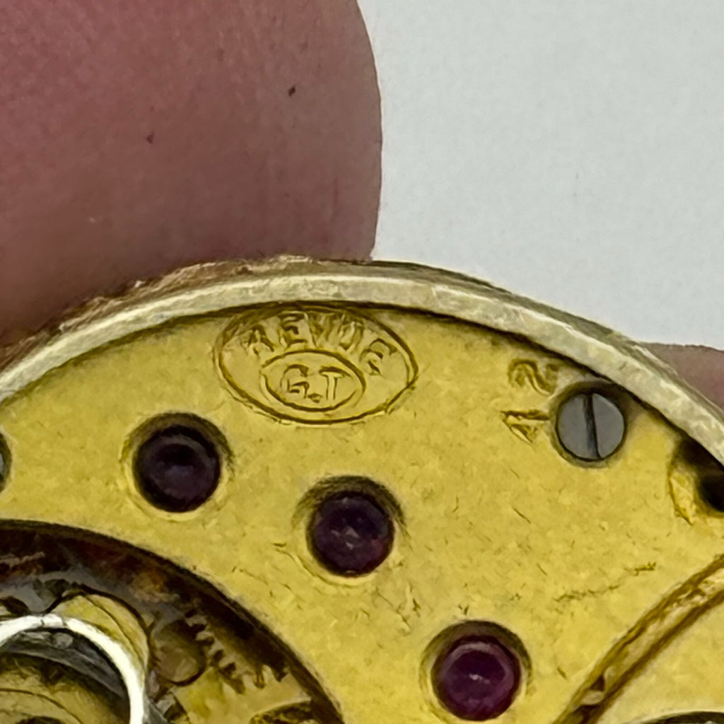 Revue GT Cal 42 Watch Movement Manual Wind Swiss Vintage Parts Spares 19.9mm 