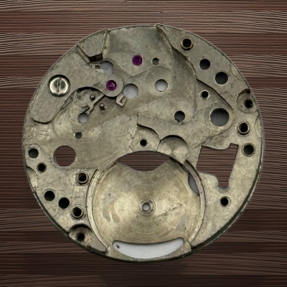 FHF 63 Watch Movement - Main Plate - For Parts / Repair - 19.6mm