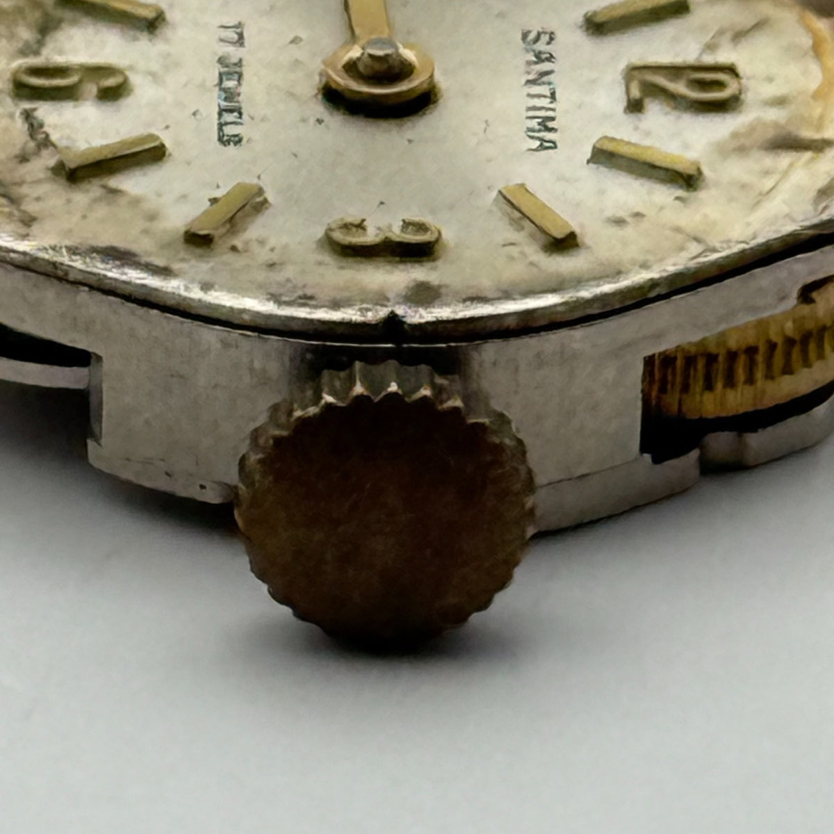 Ronda 511P Watch Movement Running Santima 17J Swiss Manual Wind Parts 15.2mm