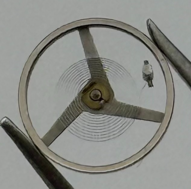 Felsa 4120 4125/2 Balance Wheel Complete And Spring 7¾’’’ 4916 Watch Movement