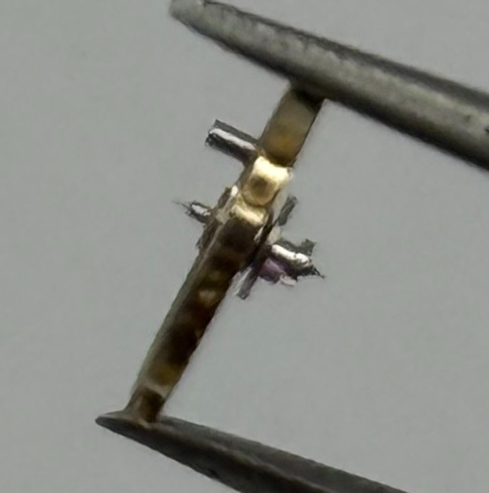 ETA 761 1201 Balance Wheel Complete And Spring Renata 145 Watch Movement Parts