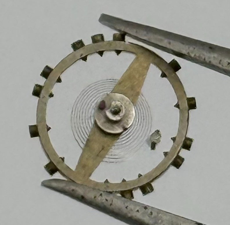 FEF 270 Balance Wheel Complete And Spring 5¼’’’ Renata 173 Watch Movement Parts