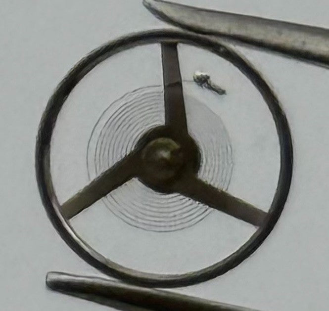 FEF 6620 Balance Wheel Complete And Spring 5½’’’ 1450 M Watch Movement Parts NOS